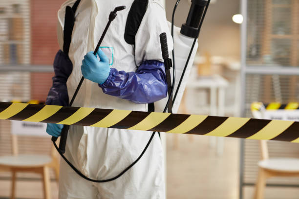 Professional Infectious Disease Decontamination technician working in Oakville, WA